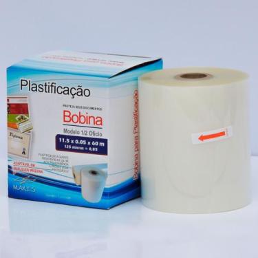 Imagem de Bobina para plastificação mares 11,5cm x 60m x 0,05 125 micras