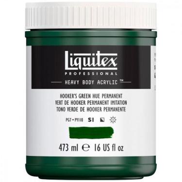 Imagem de Tinta Acrílica 224 Hookers Green Heavy Body 473ml Liquitex