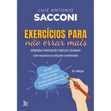 Imagem de Exercícios Para Não Errar Mais - Aprenda Português Prático Sozinho