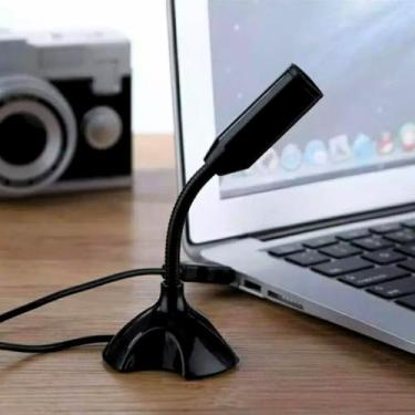 Imagem de Microfone De Mesa USB LE 917 PC Computador Notebook Ajustável 360º - @