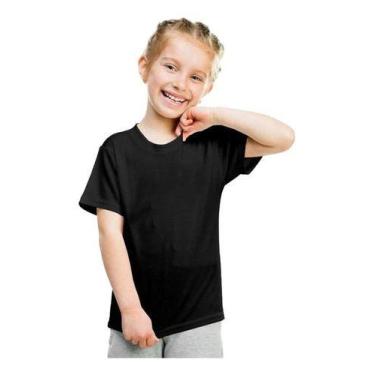 Imagem de Roupa De Criança Infantil Menina Menino Básica Lisa Camiseta - Vesttua