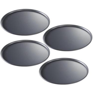 Imagem de Kit 4 Formas Antiaderente Pizza 36cm Teflon Quality House - Qhouse Com