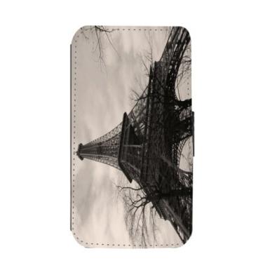 Imagem de Rikki Knight Capa carteira vintage Torre Eiffel com aba magnética para Samsung Galaxy S3