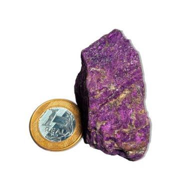 Imagem de 01 Purpurita Bruta Pedra Natural 4 a 8cm 50 a 100g Tipo B - Cristaisde
