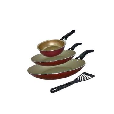 Imagem de Conjunto De Panelas Antiaderentes De 3 PeçAs(Cereja)
