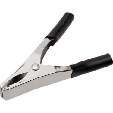 Imagem de Garra Bateria Com Espaguete Mxt 50A. 10Cm Pacote Com 50 Pecas Preto