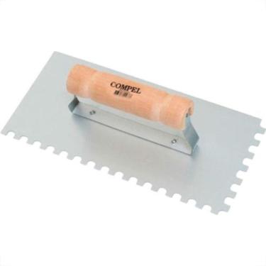 Imagem de Compel Desempenadeira  Aco Dentada  10Mm - COMPEL DESEMPENADEIRAS