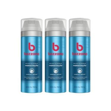 Imagem de Espuma de Barbear Bozzano Hidrataçao 200ml - Kit C/3un
