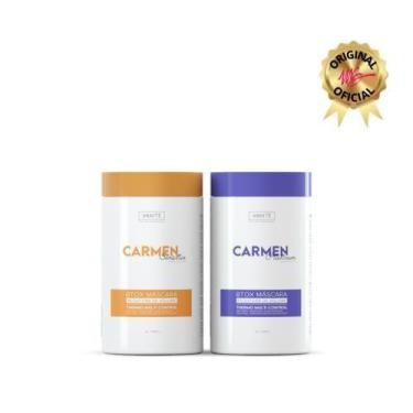 Imagem de KIT BTOX Carmen Sensitive + Platinum 1KG Thermo Control Quaternizado -