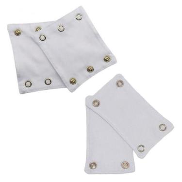 Imagem de Extensor Alongador De Body Bebe Roupa Bebe 1 Kit Com 2 Botões de 6cmx1