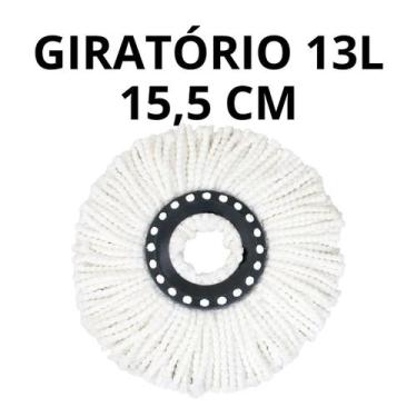 Imagem de Kit Refil para Mop Flat, Giratório E Spray  Alta Absorção em Microfibr