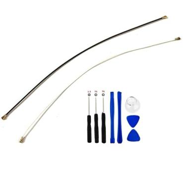 Imagem de 2 peças/conjunto de antena de sinal cabo flexível peça de reparo para Samsung Galaxy A53 5G SM-A536U A536U1 A536W versão americana, com kit de ferramentas