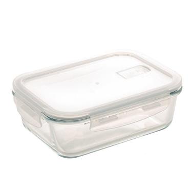Imagem de Pote Hermético De Vidro Borossilicato Com Tampa Plástica 1l 6541 - Lyor