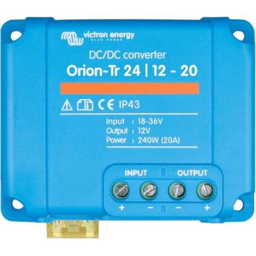 Imagem de Victron Energy Orion-Tr IP43 24/12-Volt 20 amp 240-Watt Conversor CC/DC, não isolado