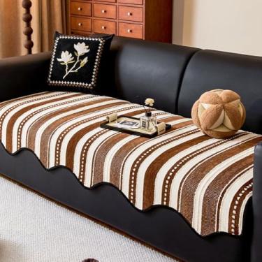 Imagem de Replacement Cushions Fleece Throws Sofa Protectors Stain-Resistant Sofa Covers Foam Cushions Knit Throws(S,90X260cm)