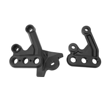 Imagem de Grcfumo suporte para pedal de motocicleta, suporte de pedal de apoio para os pés de metal robusto, substituição de suporte para descanso de pé estável para motocicleta