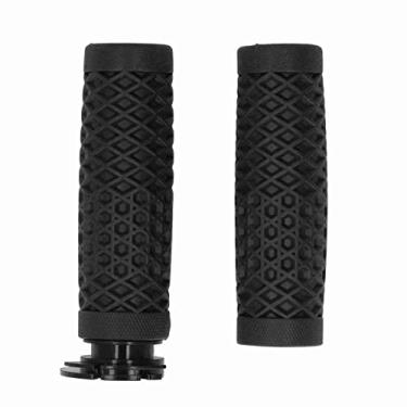 Imagem de GRCFUMO 1 par 22mm Motocicleta Grips do acelerador do guidão, aperto confortável da alça de torção do acelerador, aperto universal do acelerador Twist Twist Hand Grips for Scooter (Preto)