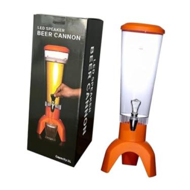 Imagem de IEUDNS Dispensador de torre de cerveja Lemonade Water Dispenser Recursador com LED colorido colorido de luzes acessórios de de café gelado dispensador