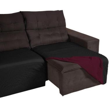 Imagem de Capa Sofá Retrátil Assento Dupla Face Impermeável 2 Lugares - Mava Enx