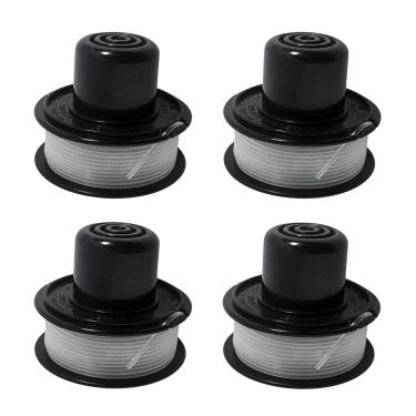 Imagem de YSNEHSN Carretel de aparador RS-136 para 6 m 0,2 cm compatível com Black Decker ST1000 ST4000 ST4500 CST800 ST6800 GE600 carretéis de substituição de ervas daninhas (pacote com 4 carretéis)