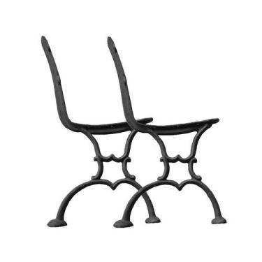 Imagem de Par Pé de Banco Praça Jardim Arcos Íris em Ferro Fundido - FUNDIÇÃO SÃ