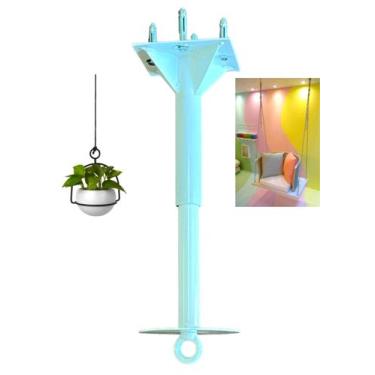 Imagem de Gancho Giratório De Balanço Ajuste De 23 a 35 Cm Específico Para Teto 