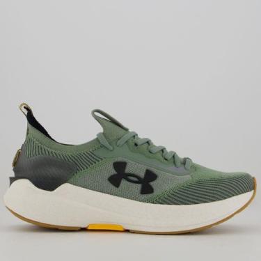 Imagem de Tênis Under Armour Charged Hit SE Verde, 41