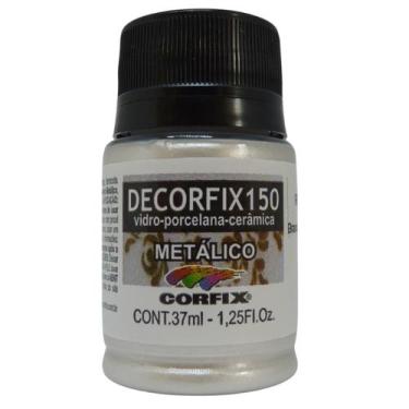 Imagem de Tinta Decorfix 150 Corfix Metálica 37ml - 19200, 391 - BASE METáLICO B