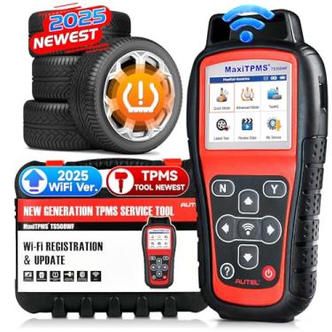 Imagem de Autel Ferramenta de Reaprendizagem Maxitpms Ts508Wf(Original 2024 Mais Recente) Atualizada de Ts508, Ts601, Programa Mx-Sensors(315/433 Mhz) Ativar/Reaprender Todos os Sensores, Redefinição de Tpms, L