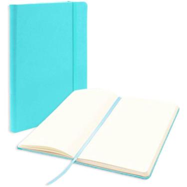 Imagem de Caderno anotações 13x21cm sem pauta 80 fls azul pastel Spiral pt 1 un