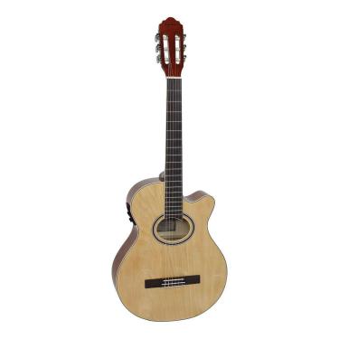 Imagem de Violão Eletroacústico Nylon Mini Jumbo Cutaway Gnf-1d Ceq Ng Natural Brilhante, Com Afinador E Equalizador