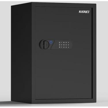 Imagem de KAPUCI SegurançaBiometria Impressão Digital Touchscreen Pequeno Cofre de Segurança Doméstica (3.38 Cuft-Fingerprint)