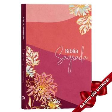 Imagem de Bíblia Sagrada Letra Normal  Capa Dura  Slim  Ondas Penkal Cristã Evan