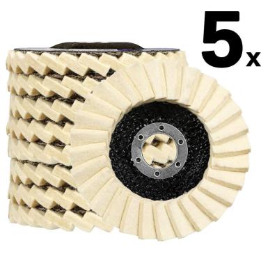 Imagem de Disco Feltro Flap Para Polimento 4.1/2 X 7/8 Starfer 5