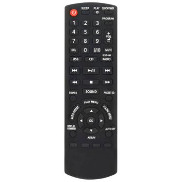 Imagem de Allimity Substituição remota N2QAYB000639 para sistema estéreo de CD Panasonic SA-PM200PR-S SA-PM200 SA-PM200EB-S SA-PM200EG-S SA-PM200EP-S SC-HC15 SA-PM200GA-S SA-PM200GN-S
