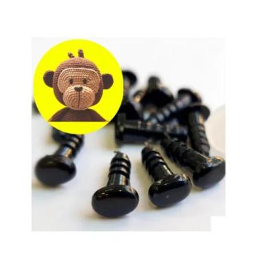 Imagem de Mini Olhos Ovais de Amigurumi  Segurança para Seus Bonecos de Crochê  