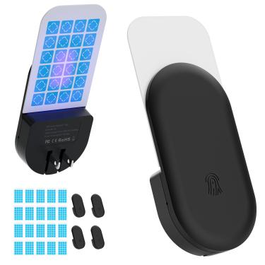 Imagem de Armadilha para moscas de frutas 2 em 1 para uso interno, 1 armadilha branca e 6 cartões de cola, armadilhas para moscas de frutas para mosquitos, mariposas, mosquitos, adequadas para todas as partes