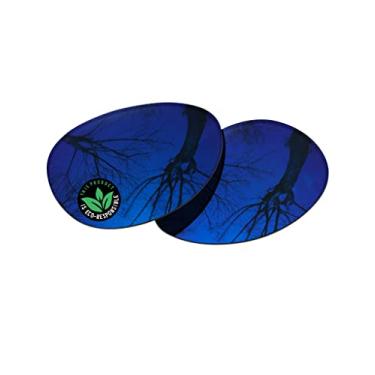 Imagem de Raydi Lentes de reposição de policarbonato para óculos de sol redondos RayBan Erika RB4171 54 mm - Trail Blue Mirror - Polarizadas