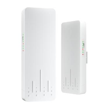 Imagem de Reidubo Ponte Sem Fio Com Duas Portas Lan De 100 Mbps, Cpe Externo Ponto A Ponto/Multiponto 5.8G De 3 Km, Antena De Alto Ganho De 14 Dbi, Ponte Wifi Para Expansão De Rede, Adaptador Poe, À Prova D'Á