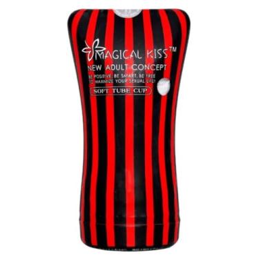 Imagem de Masturbador Magical Kiss Pocket Cyber Skin Texturas Realistas, Discreto, Prazer Intenso [PRETO]