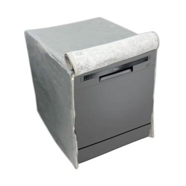 Imagem de CAPA PARA LAVA LOUÇAS MIDEA 8 SERVIÇOS IMPERMEÁVEL FLEX (Cinza)