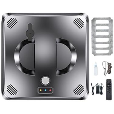 Imagem de Robô inteligente para limpeza de janelas, 3 modos de limpeza de janelas, limpador de vidros elétrico, pulverização automática de água, detecção de bordas,adequado para janelas altas e portas de vidro