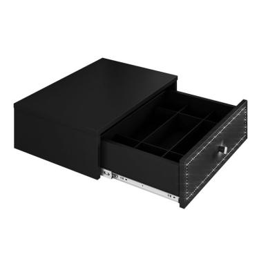 Imagem de Penteadeira Suspensa Strass 1 Gaveta Preto 50 cm