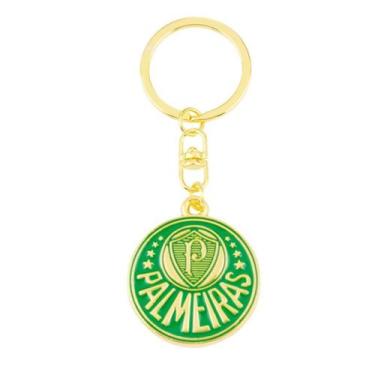 Imagem de Chaveiro Dourado Escudo Time 4cm - Palmeiras - Taimes