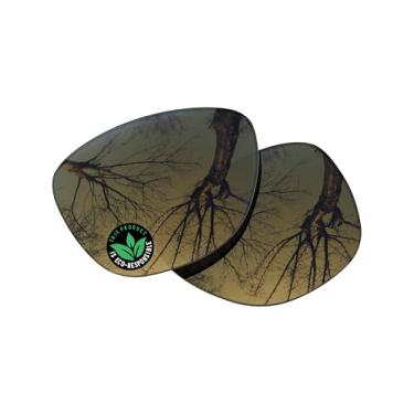 Imagem de Raydi Lentes de reposição de policarbonato para óculos de sol Ray-Ban Meta Skyler RW4010 52 mm - Bronze Dourado espelhado - Polarizado