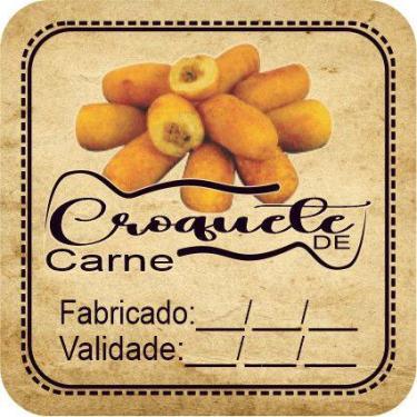 Imagem de 50 100 150 200 unidades adesivo etiqueta tag embalagem quadrado 3,5 cm