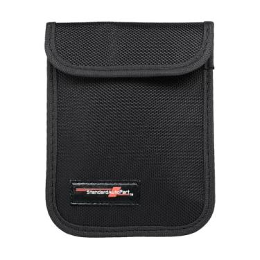 Imagem de StandardAutoPart Bolsa Faraday para chaveiro – Bolsa de bloqueio de sinal premium, proteção antirroubo RFID, evita ataques de carros, design durável e compacto para segurança de entrada sem chave