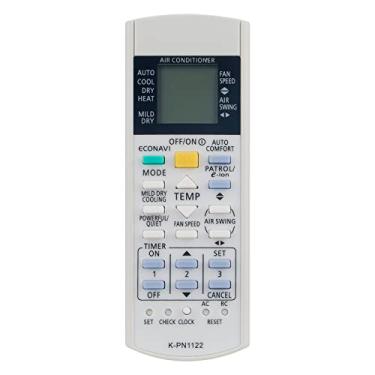 Imagem de ECONTROLLY K-PN1122 KL-PN1128 Controle remoto de substituição adequado para ar condicionado Panasonic nacional