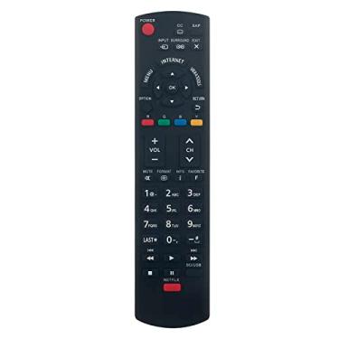 Imagem de Beyution Controle remoto de substituição N2QAYB000779 adequado para Panasonic TV TC-L60E55 TC-60LE554 TC-55LE54 TC-L42E50 TCL60E55 TC60LE554