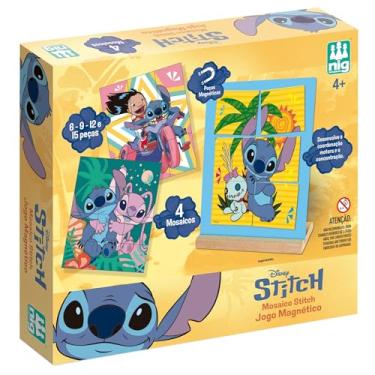 Imagem de Nig Brinquedos Brinquedo Educativo Mosaico Stitch